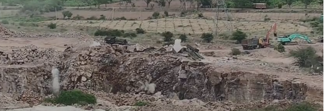Controlled Blasting operations by Siby Mining