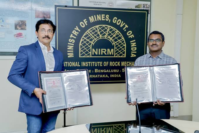 Strategic partnership MoU signed between National Institute of Rock Mechanics (NIRM) and Siby Mining