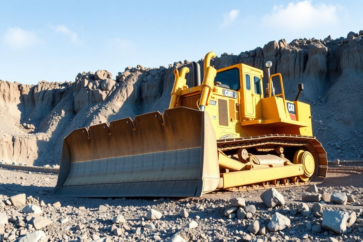 Dozer in the Siby Mining fleet