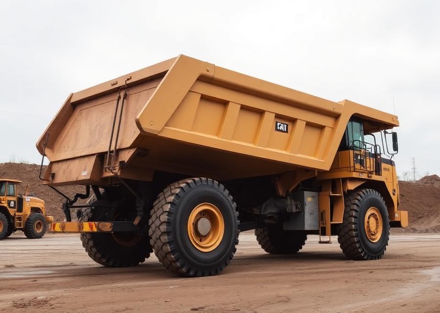 Dump Trucks in the Siby Mining fleet