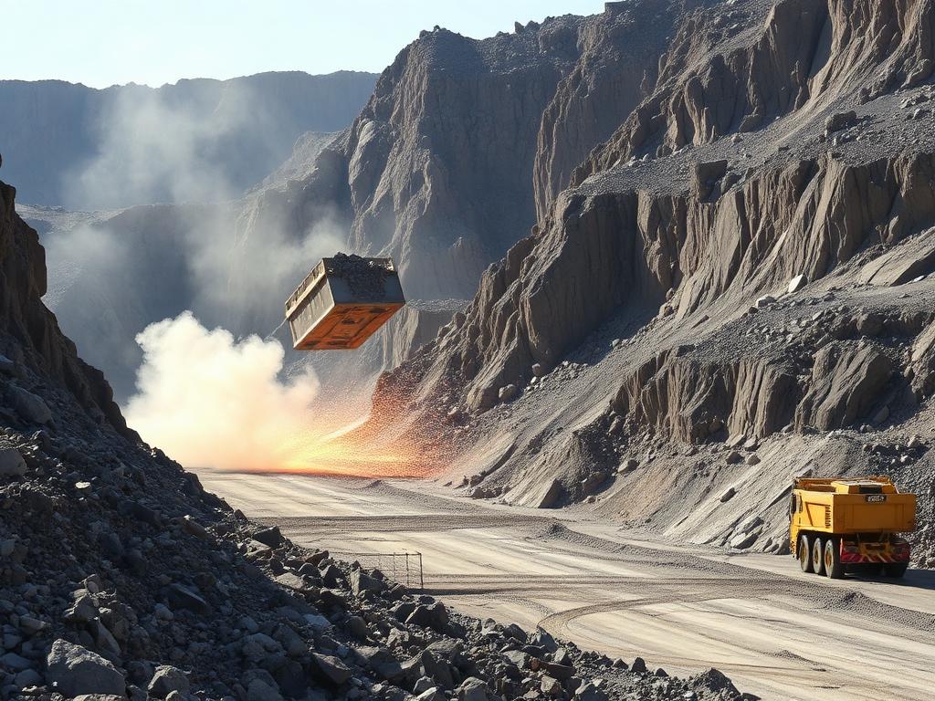 Controlled Blasting operations by Siby Mining